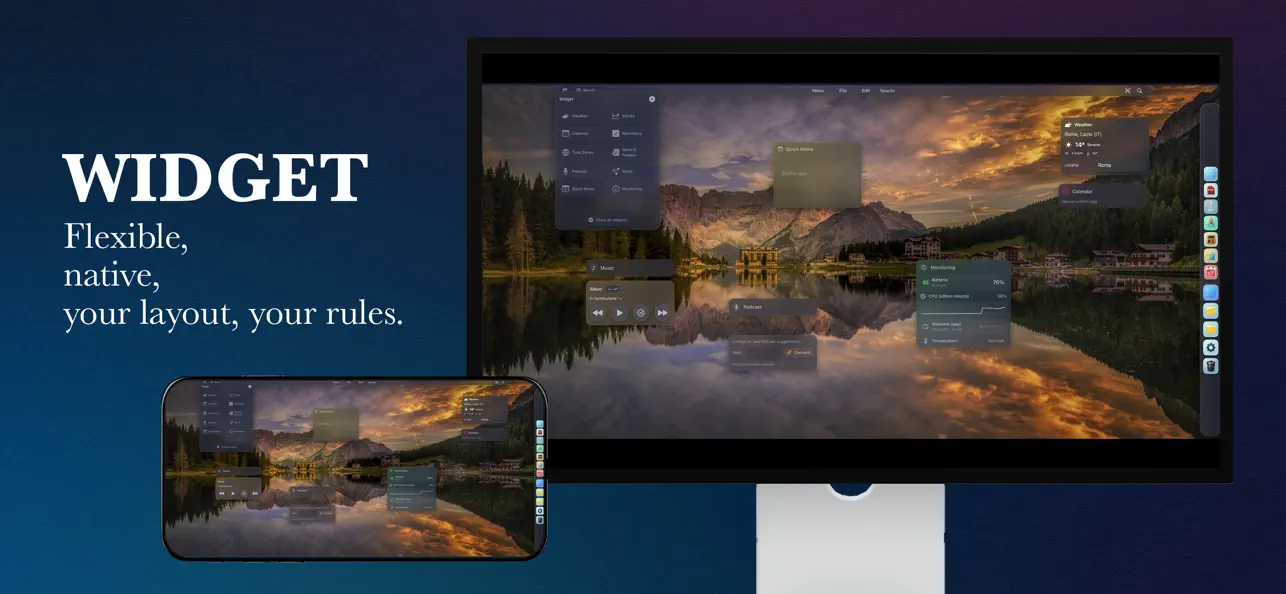 DeskX multi-window screenshot